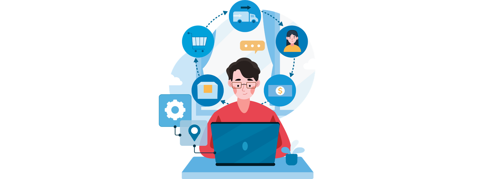 ERP Inventory and Supply Chain Management with stock tracking, vendors, procurement, and demand planning