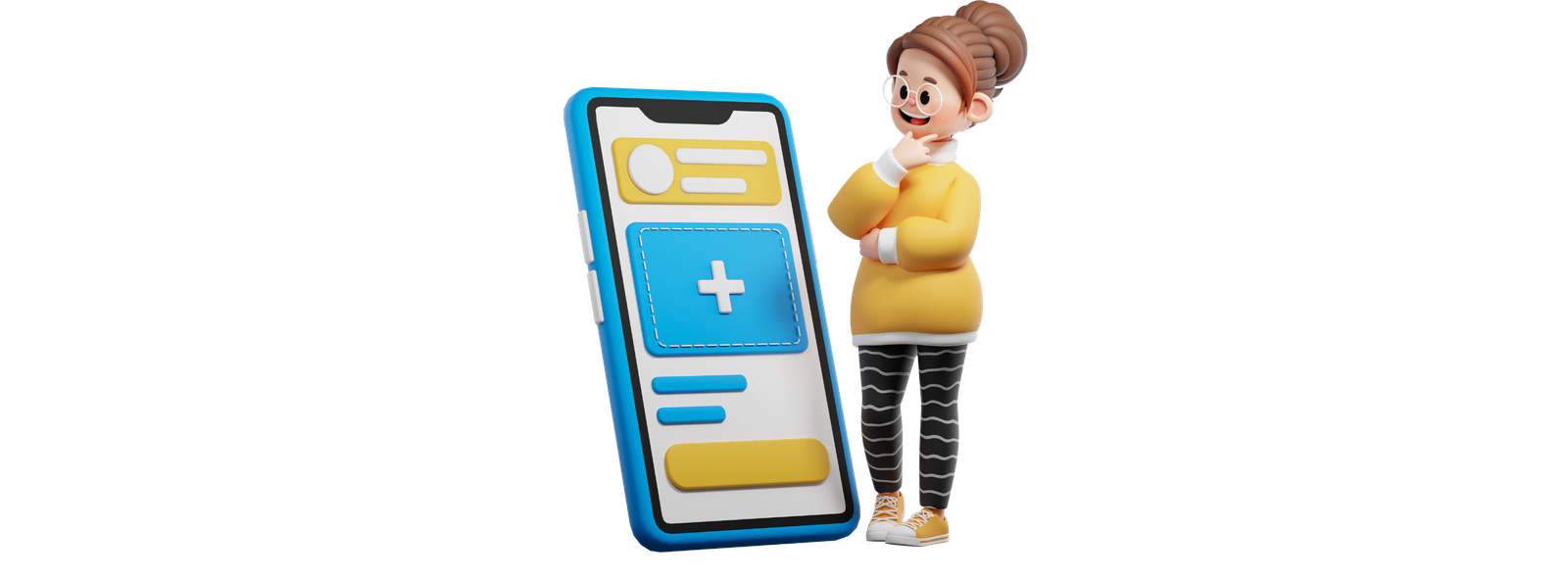 Mobile app UI/UX design for iOS and Android